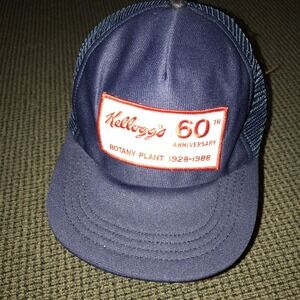 Kellogg's 60th Annv Botany Plant OSFA Trucker hat Vintage